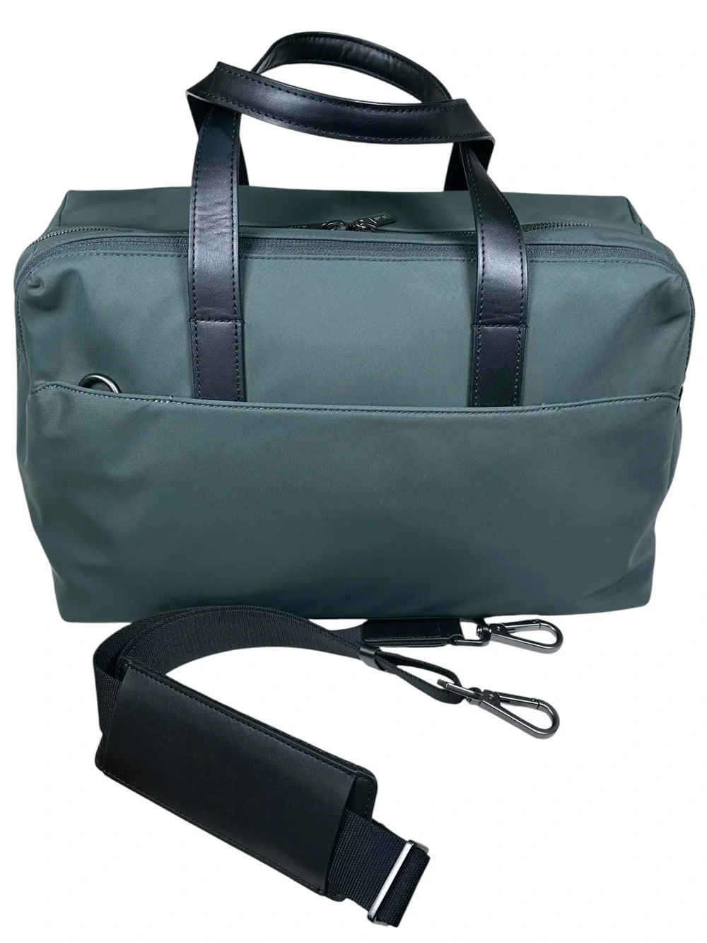 AWAY Everywhere Bag Forest Green Duffel Black Handles Travel Luggage Work Gym - Picture 3 of 14